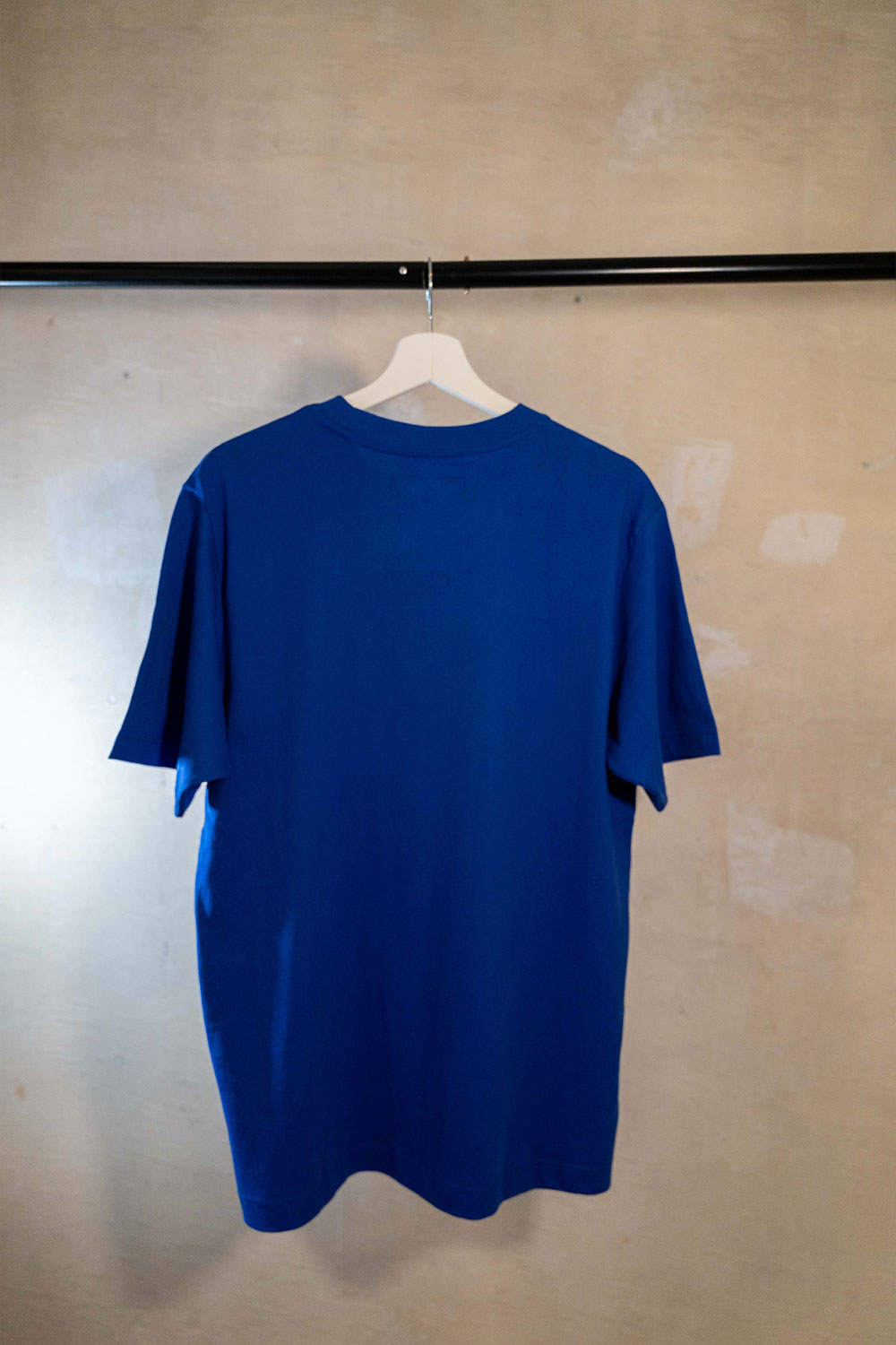 Oversize T Shirt in Worker Blue Blau Rückseite | BLANC Basics | Club of Dreamers