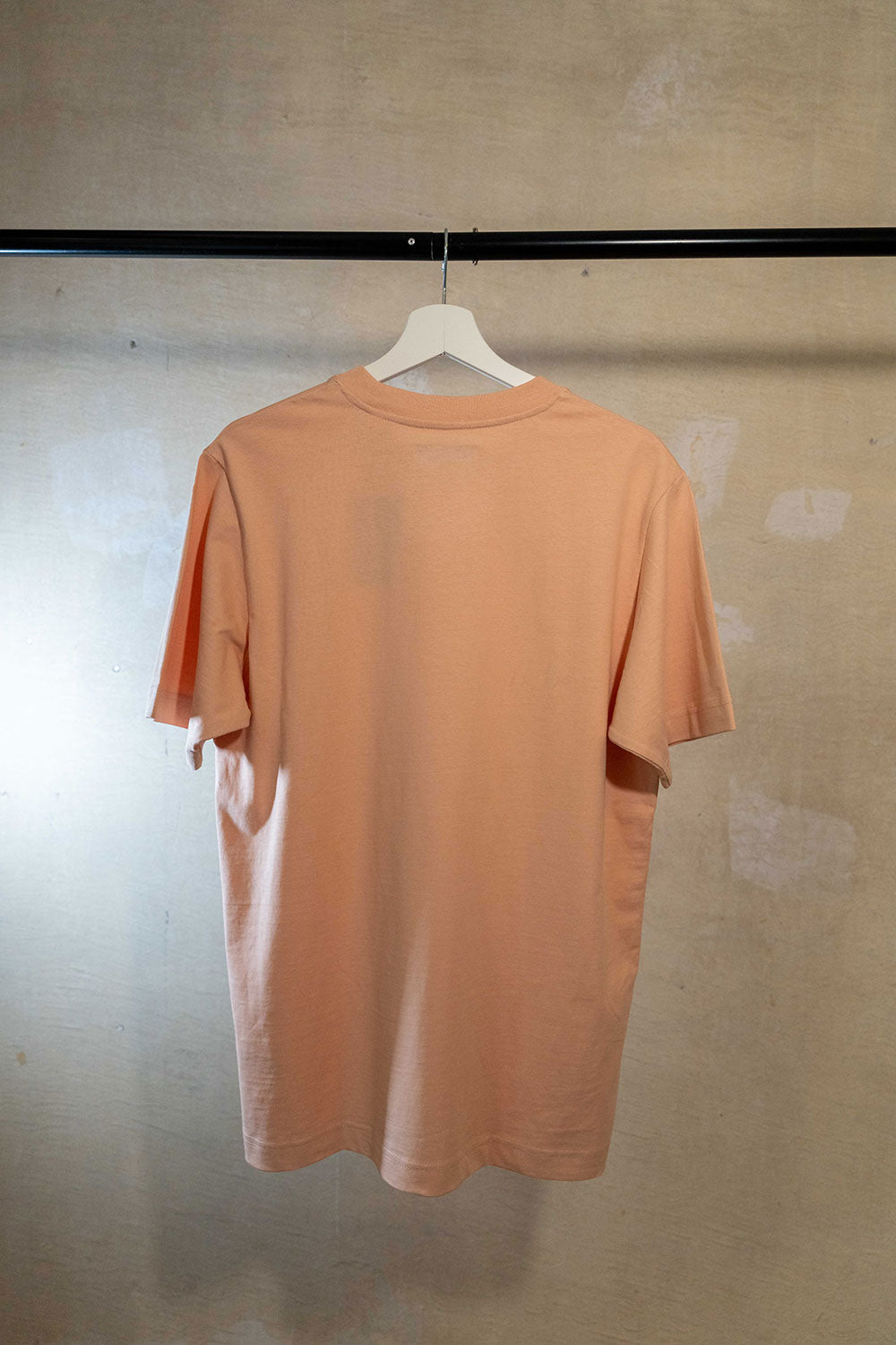 Oversize T Shirt in Fraiche Peche Aprikot Rosa Rückseite | BLANC Basics | Club of Dreamers